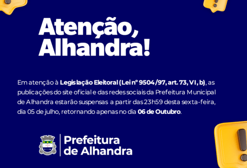 Comunicado sobre a Legislação Eleitoral