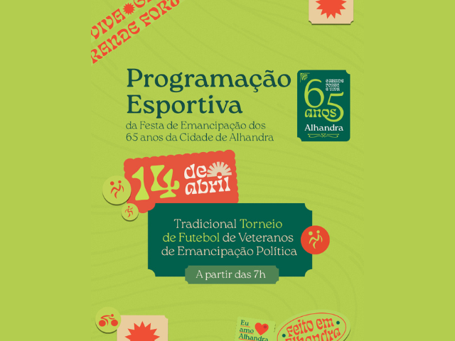1º Torneio Municipal de Futebol de Veteranos de Emancipação Política de Alhandra acontece neste domingo(14)