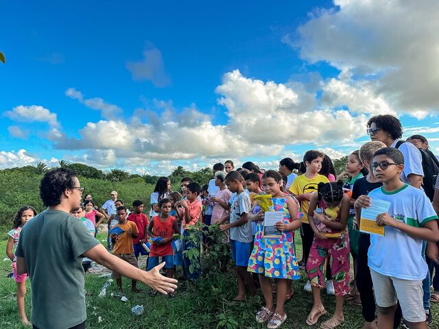 Alunos da Escola José Fernandes Barbosa participam de ação educativa contra as arboviroses