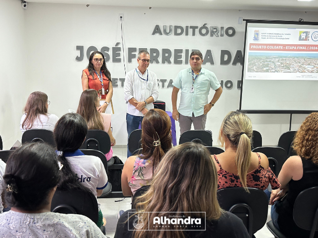 Reunião com profissionais da Saúde em Alhandra discutem início da etapa final da pesquisa do Projeto Colgate
