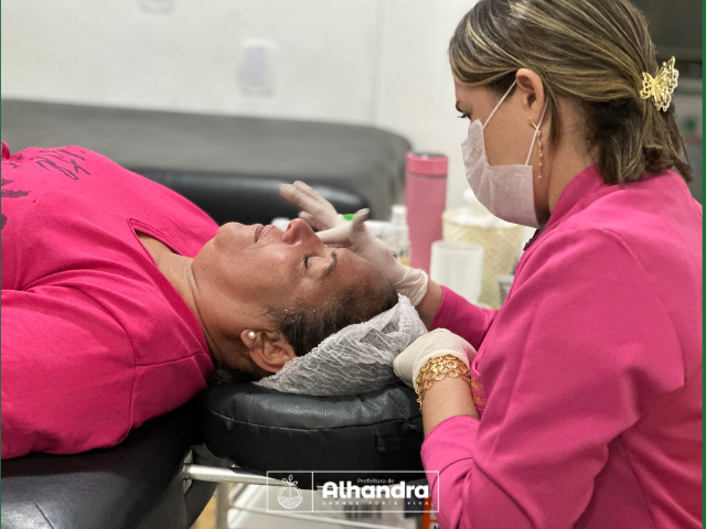 Prefeitura de Alhandra realiza ação em alusão ao Dia da Mulher com serviços de autocuidado
