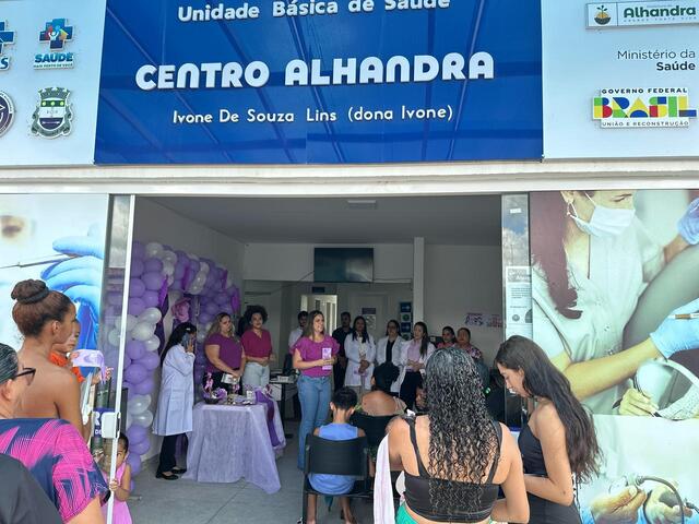 Março Lilás: Prefeitura de Alhandra segue com ações de prevenção e conscientização sobre o câncer de colo do útero!