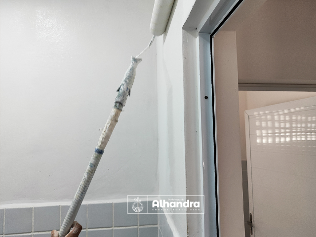 Escola Municipal João Francisco, em Mata Redonda, recebe serviços de melhorias e adequações; Prefeitura de Alhandra deve concluir serviços esta semana
