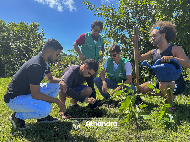 Reflorestamento em Alhandra promove conscientização ambiental; ação foi em parceria entre a Secretaria de Meio Ambiente, Agricultura e Abastecimento e o NUCA