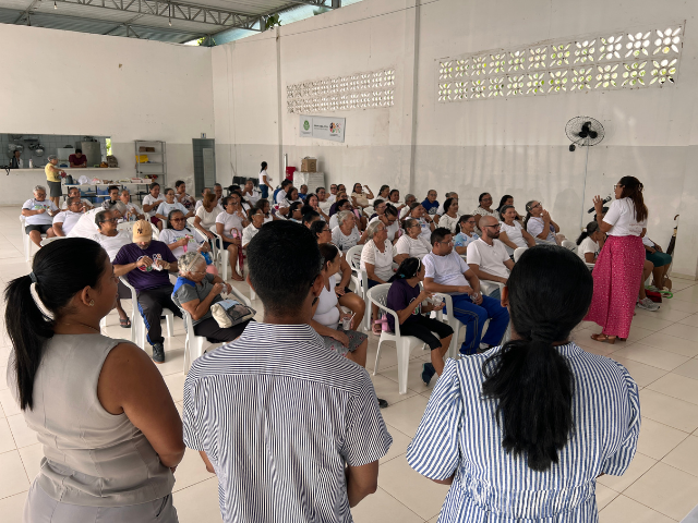 Janeiro Branco: Prefeitura de Alhandra promove palestra sobre saúde mental para usuários do SCFV