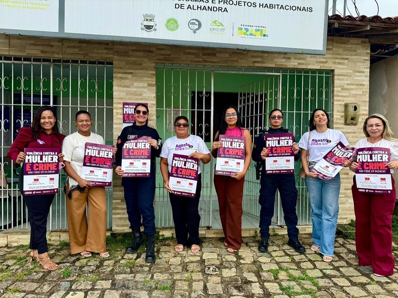 Agosto Lilás: Alhandra fortalece rede de proteção com orientação aos ACS e mobilização contra a violência à mulher