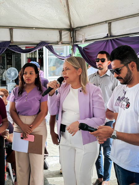 Agosto Lilás: Prefeitura de Alhandra realiza Estação Lilás e fortalece rede de proteção às mulheres