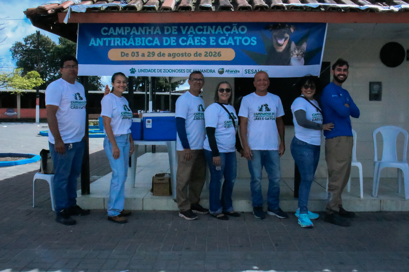 Alhandra realiza Dia D de Vacinação Antirrábica e amplia proteção de cães e gatos