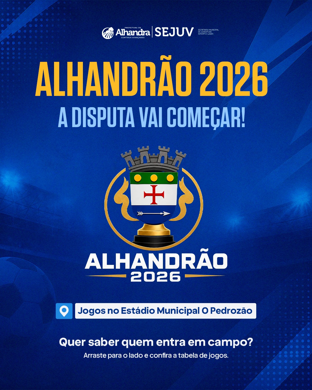 Alhandrão 2026 começa neste domingo com 14 times na disputa pelo título municipal
