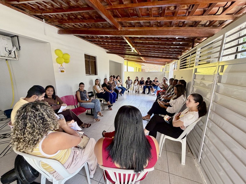 CRAS de Mata Redonda promove ação do Setembro Amarelo voltada à saúde mental dos servidores