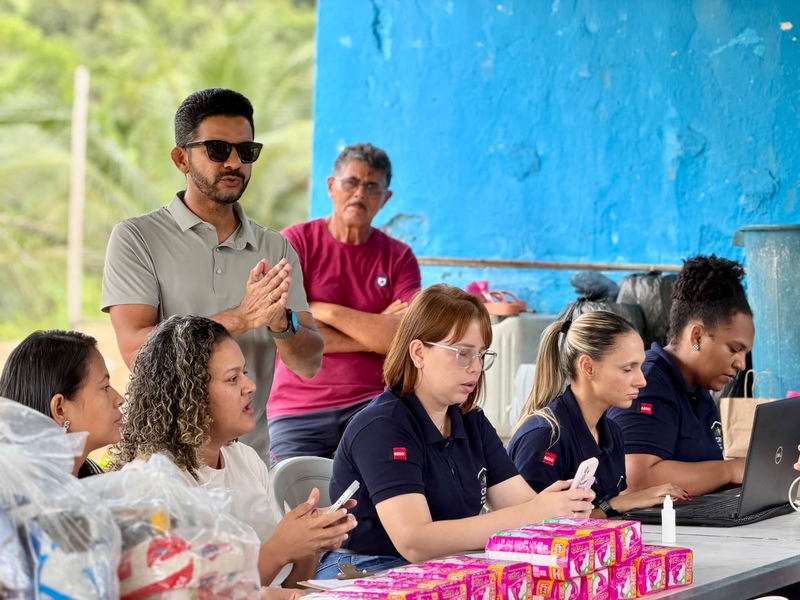 Assistência Social realiza ação itinerante e leva serviços à comunidade de Jaguarema